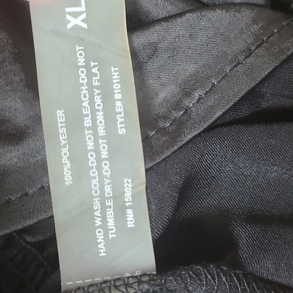 💥SALE💥NEW Satin Ruched Tie-Strap Ruffle Detail Stretchy Top - Picture 5 of 6